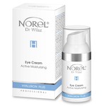 Norel PRO - Hyaluron Plus - Active Moisturizing Eye Cream / Aktywnie nawilżający krem pod oczy 30ml PZ 237 5902194143097