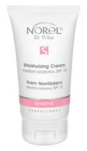 Norel PRO - /UseBy31/12/23/ Sensitive - Moisturizing Cream SPF 15 Medium Protection / Krem nawilżający SPF 15 cera naczynkowa) 150ml PK 019 5902194141796