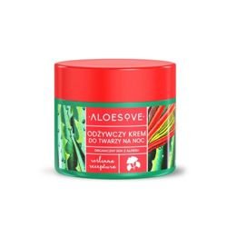 Aloesove - (ZUŻYĆ DO 31/07/22) KREM NA NOC z organicznym ekstraktem z aloesu każdy rodzaj skóry 50ml 5902249011210