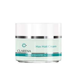 Clarena - Max Dermasebum Line - Max Matt Cream For Mixed Oily Skin (Max Matt Cream Krem matujący) 50ml 5904730324373