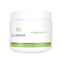 Clarena - Sensitive Line - Massage Sono Gel for Sono and Ionophoresis Treatments (Żel sprzęgający do zabiegów z ultradźwiękami) 500ml 5902194804653