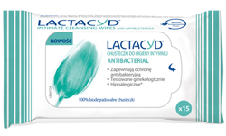 Lactacyd - Chusteczki do higieny intymnej ANTIBACTERIAL 15 sztuk 5391520943584