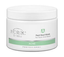 Norel - Acne - Peat Mud Mask For Face And Back (Maska borowinowa do zabiegów na twarz i plecy) 500ml PN 145