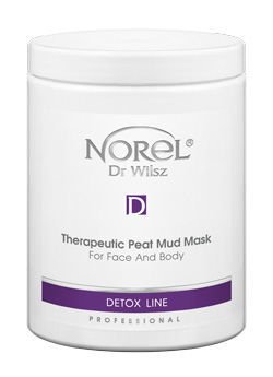 Norel - Detox Line - Therapeutic Peat Mud Mask For Face And Body (Maska borowinowa terapeutyczna na twarz i ciało) 1000ml PN 133 5902194141383