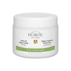Norel - FACE ALGAE MASK - Peel-off Algae Mask Lifting, With Wheat Proteins (Maska algowa plastyczna łagodząca proteiny pszenicy) 250g 5902194141598PN 304
