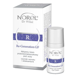Norel HOME - Re-Generation GF - Active Anti-Wrinkle Eye Cream Growth Factors (Aktywny krem p/zmarszczkowy pod oczy astaksantyna) 15ml 5902194142809 DZ 225