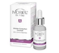 Norel - PRO ACTIVE - Wrinkle-Correction Cocktail With Amino Peptides (Koktajl korygujący zmarszczki z amino peptydami 45+) 30ml 5902194141079 PA 374