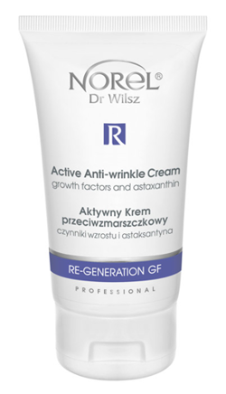 Norel PRO - /ExpDate31/01/24/ Re-Generation GF - Active Anti-Wrinkle Cream Growth Factors And Astaxanthin / Krem przeciwzmarszczkowy czynniki wzrostu 125ml PK 223 5902194142786