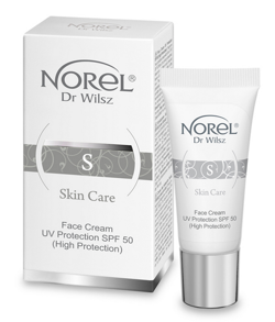 Norel - Skin Care - Krem ochronny do twarzy, SPF 50 (ochrona wysoka) 15ml DS 093 5902194144315